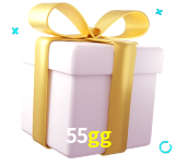 Receba seus bônus de boas-vindas no 55gg